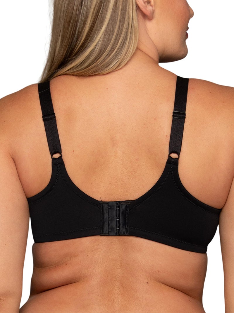 Vanity Fair womens Full Figure Beauty Back Smoothing Bra, Underwire - Black, 40DD US - Image 3